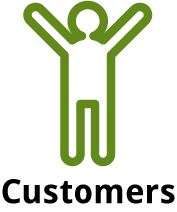 Customers - Green icon
