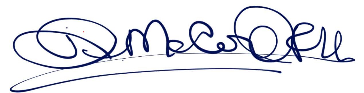 Dr. McCord Signature